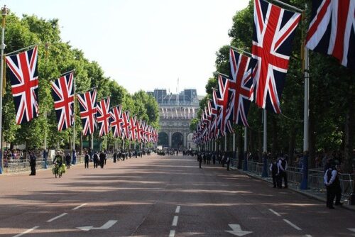 イギリス国旗の道